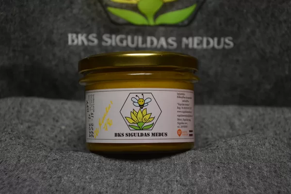 Pavasara ziedu medus ar kurkumu 7% 250g